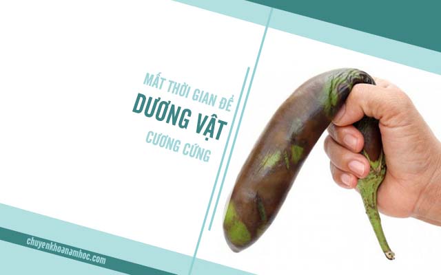 Mất thời gian để dương vật cương cứng là dấu hiệu liệt dương