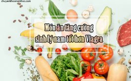 món ăn tăng cường sinh lý nam