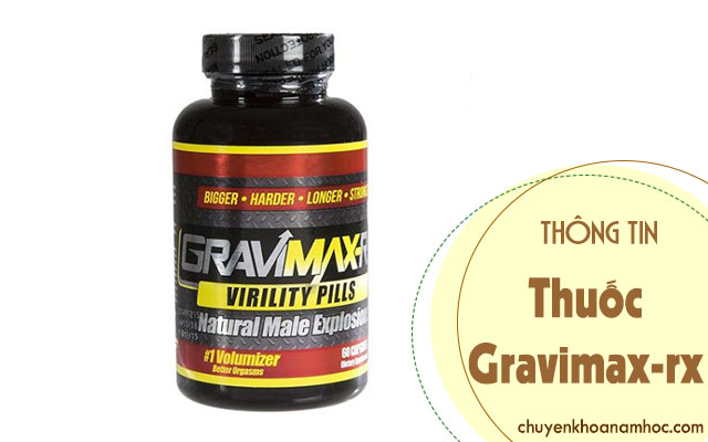 Thông tin về Thuốc chống xuất tinh sớm Gravimax-rx