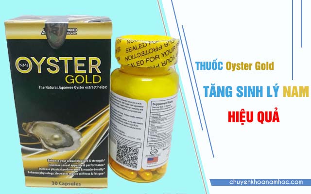 Oyster Gold mang chiết xuất hàu.