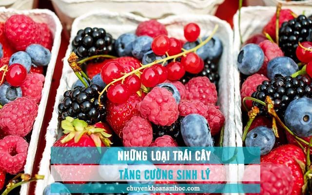 Các loại trái cây tăng cường sinh lý