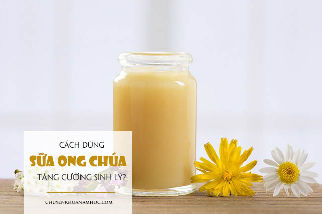 cách tăng cường sinh lý nam giới từ sữa ong chúa