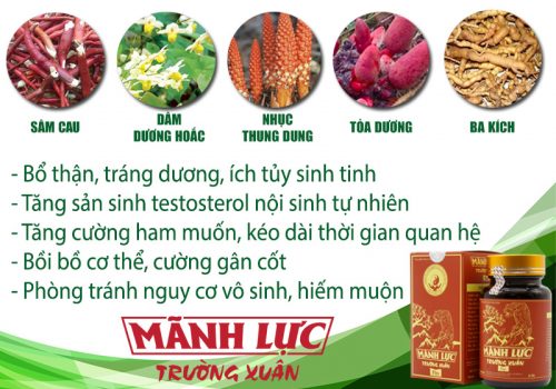 Mãnh lực Trường xuân thế hệ 2 có nhiều công dụng ưu việt