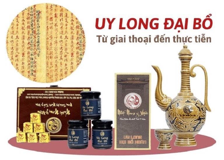 Bộ sản phẩm Uy Long Đại Bổ với 4 bài thuốc nhỏ