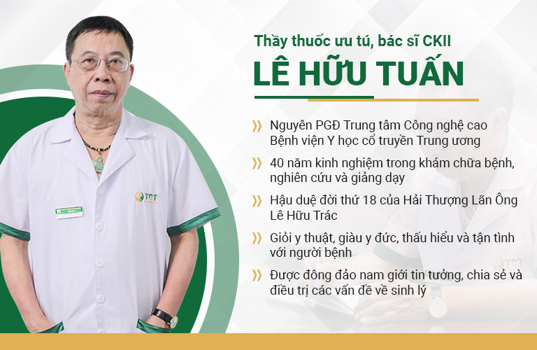 Thầy thuốc ưu tú, bác sĩ CKII Lê Hữu Tuấn