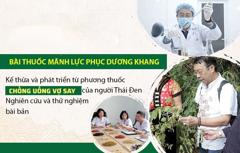 Bài thuốc Mãnh lực Phục dương khang được nghiên cứu, thử nghiệm bài bản