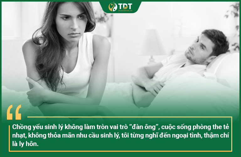 Chồng yếu sinh lý - Nỗi niềm của nhiều chị em