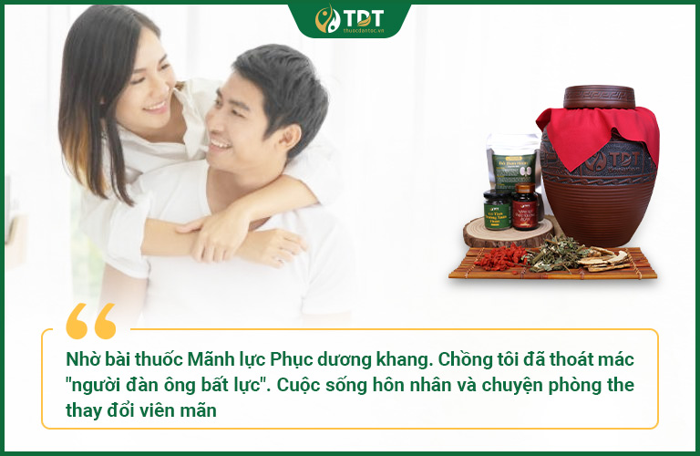 Cuộc sống phòng the thay đổi nhờ bài thuốc Mãnh lực Phục dương khang