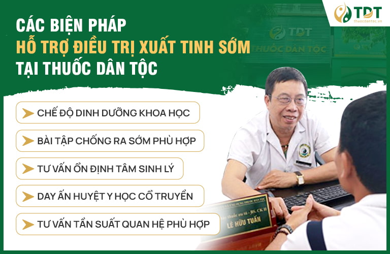 Các biện pháp kết hợp với sự đồng hành của bác sĩ