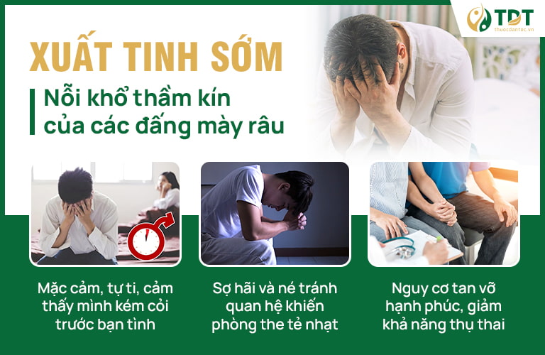 Nỗi khổ của nam giới khi bị xuất tinh sớm